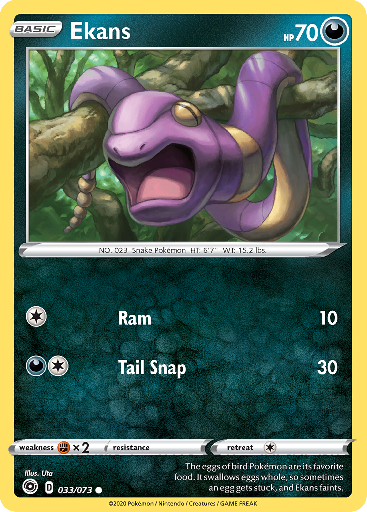 Ekans (33/073) [Sword & Shield: Champion's Path] | KingTCG.ca