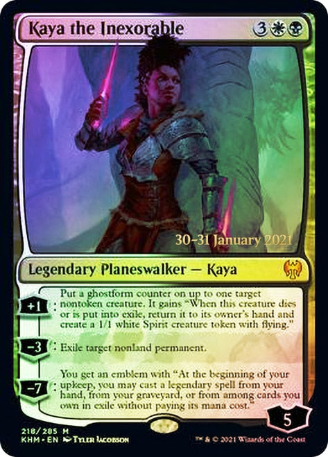 Kaya the Inexorable  [Kaldheim Prerelease Promos] | KingTCG.ca