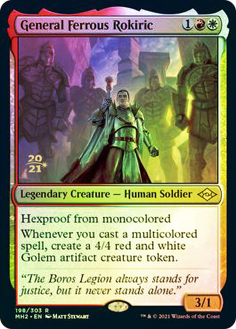 General Ferrous Rokiric [Modern Horizons 2 Prerelease Promos] | KingTCG.ca