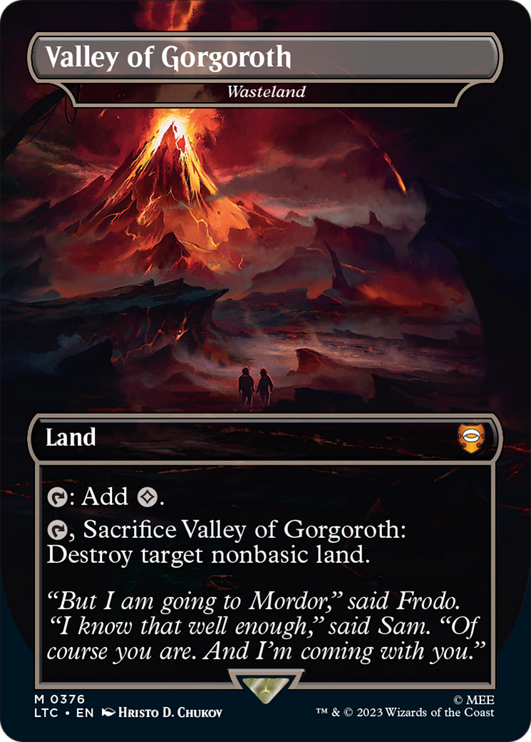 Wasteland - Valley of Gorgoroth [The Lord of the Rings: Tales of Middle-Earth Commander] | KingTCG.ca