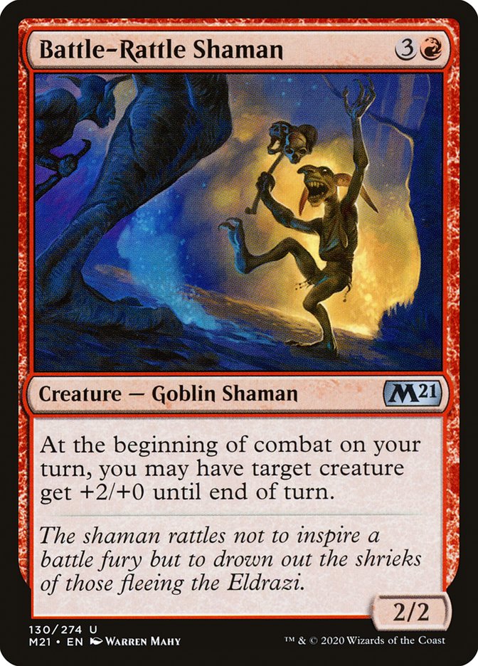 Battle-Rattle Shaman [Core Set 2021] | KingTCG.ca