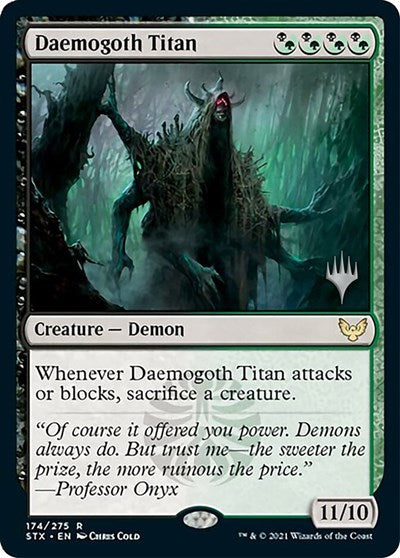 Daemogoth Titan (Promo Pack) [Strixhaven: School of Mages Promos] | KingTCG.ca