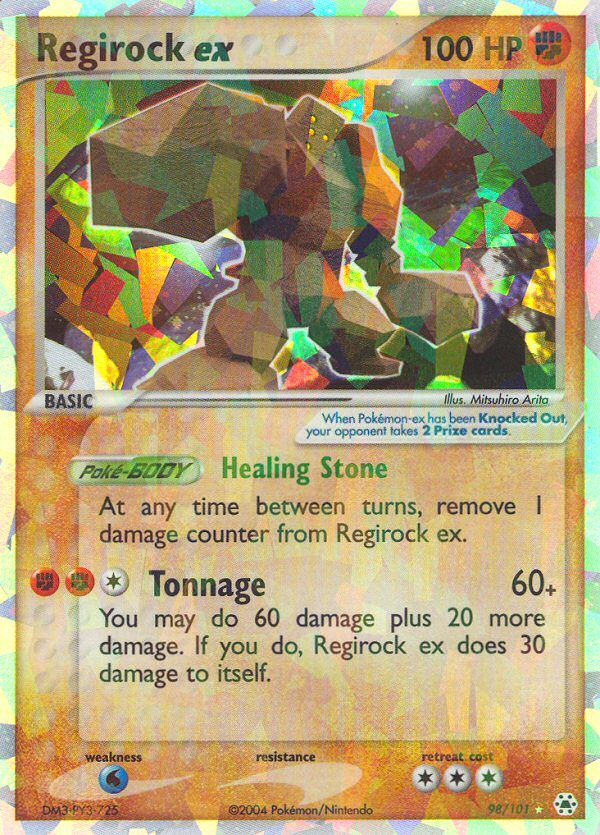 Regirock ex (98/101) [EX: Hidden Legends] | KingTCG.ca