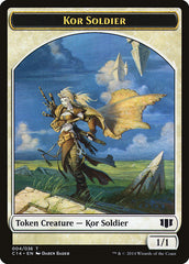 Kor Soldier // Pegasus Double-sided Token [Commander 2014 Tokens] | KingTCG.ca