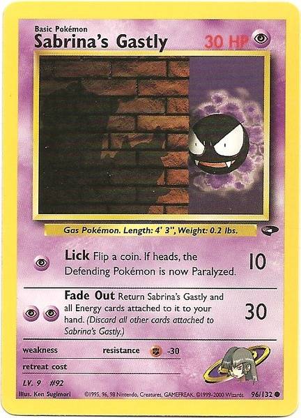 Sabrina's Gastly (96/132) [Gym Challenge] | KingTCG.ca