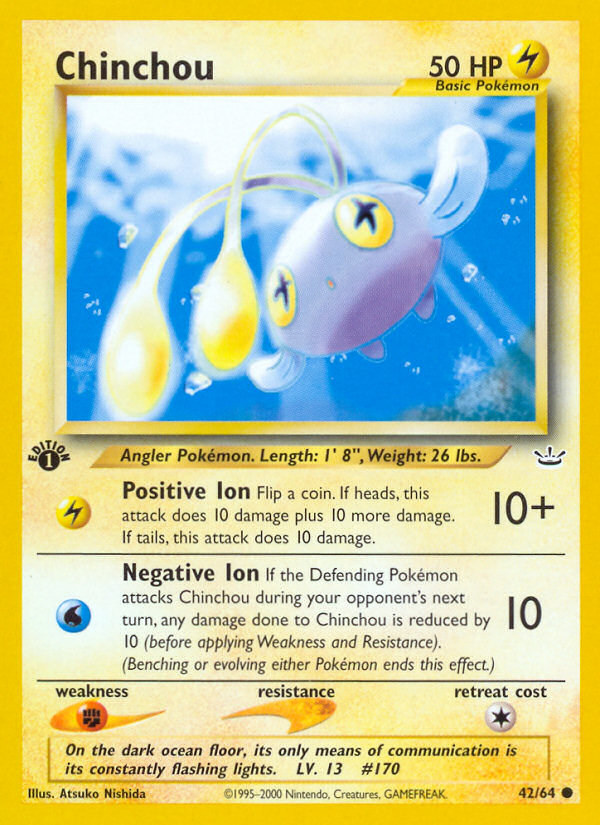 Chinchou (42/64) [Neo Revelation 1st Edition] | KingTCG.ca