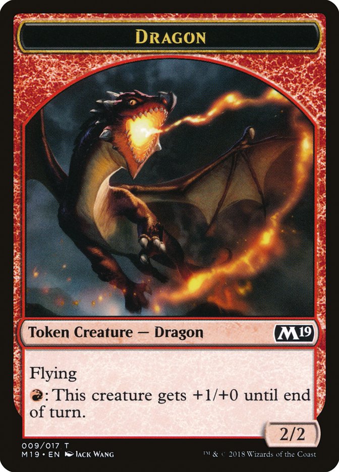 Dragon (009/017) [Core Set 2019 Tokens] | KingTCG.ca