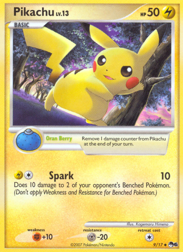 Pikachu (9/17) [POP Series 6] | KingTCG.ca