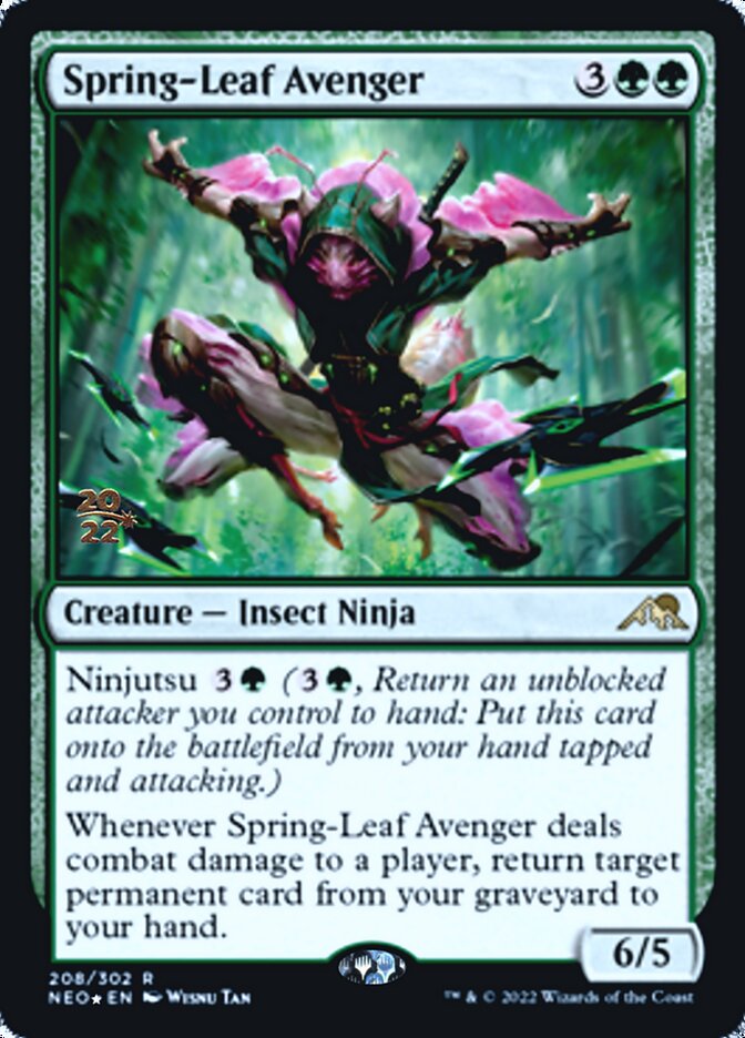 Spring-Leaf Avenger [Kamigawa: Neon Dynasty Prerelease Promos] | KingTCG.ca