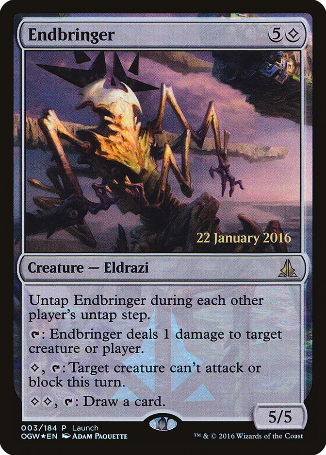 Endbringer (Prerelease) [Oath of the Gatewatch Promos] | KingTCG.ca