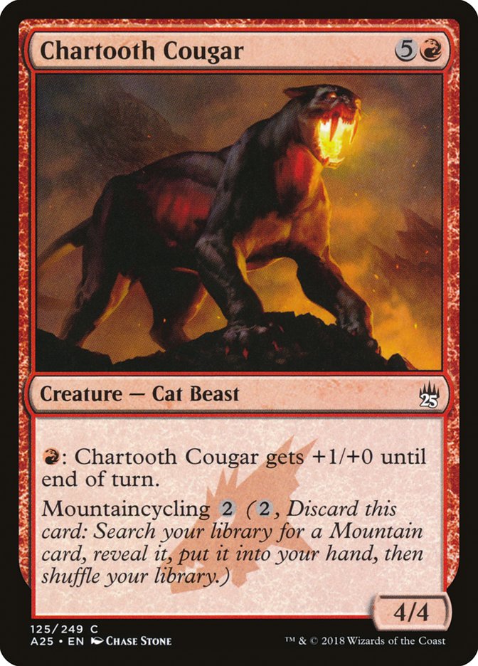 Chartooth Cougar [Masters 25] | KingTCG.ca