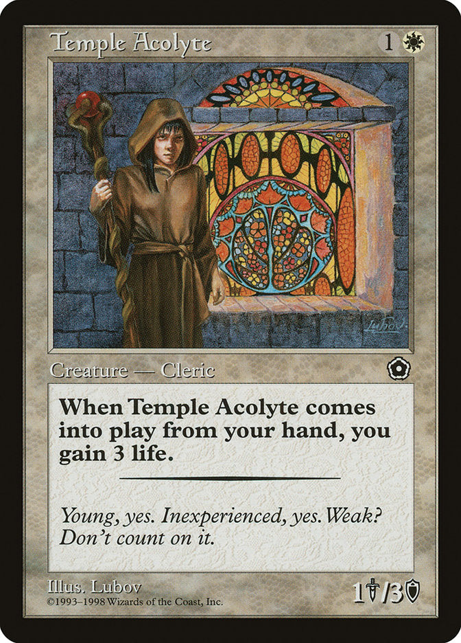 Temple Acolyte [Portal Second Age] | KingTCG.ca