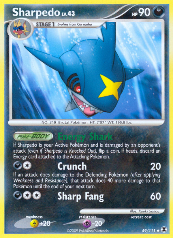 Sharpedo (49/111) [Rising Rivals] | KingTCG.ca