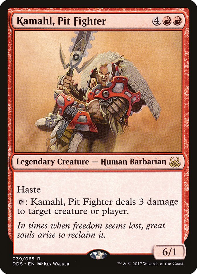 Kamahl, Pit Fighter [Duel Decks: Mind vs. Might] | KingTCG.ca