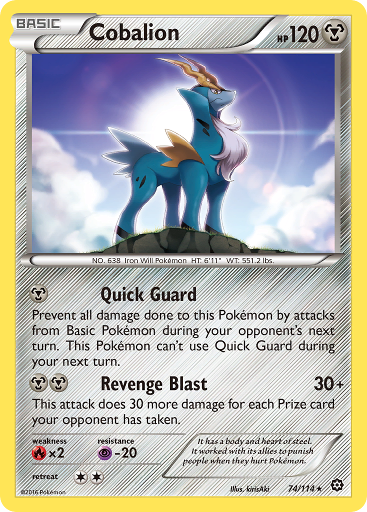 Cobalion (74/114) [XY: Steam Siege] | KingTCG.ca