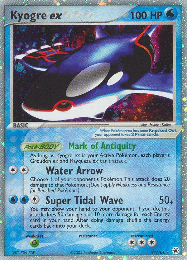 Kyogre ex (94/101) [EX: Hidden Legends] | KingTCG.ca