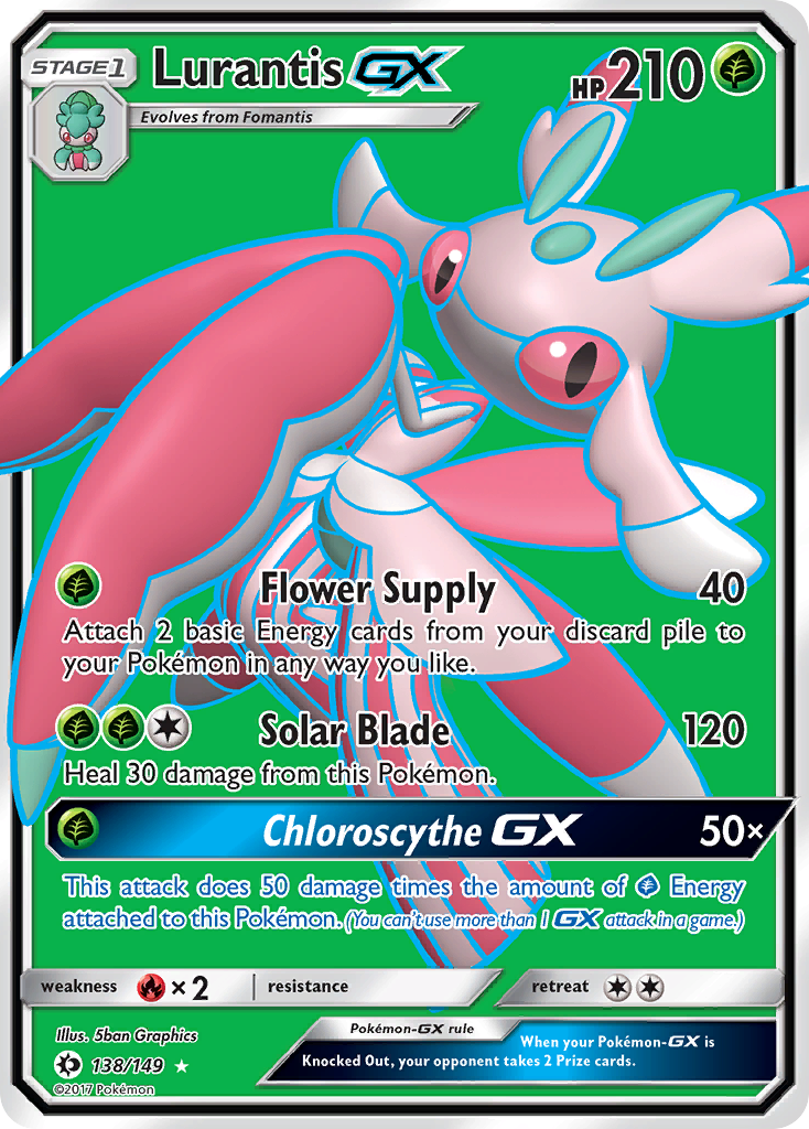 Lurantis GX (138/149) [Sun & Moon: Base Set] | KingTCG.ca