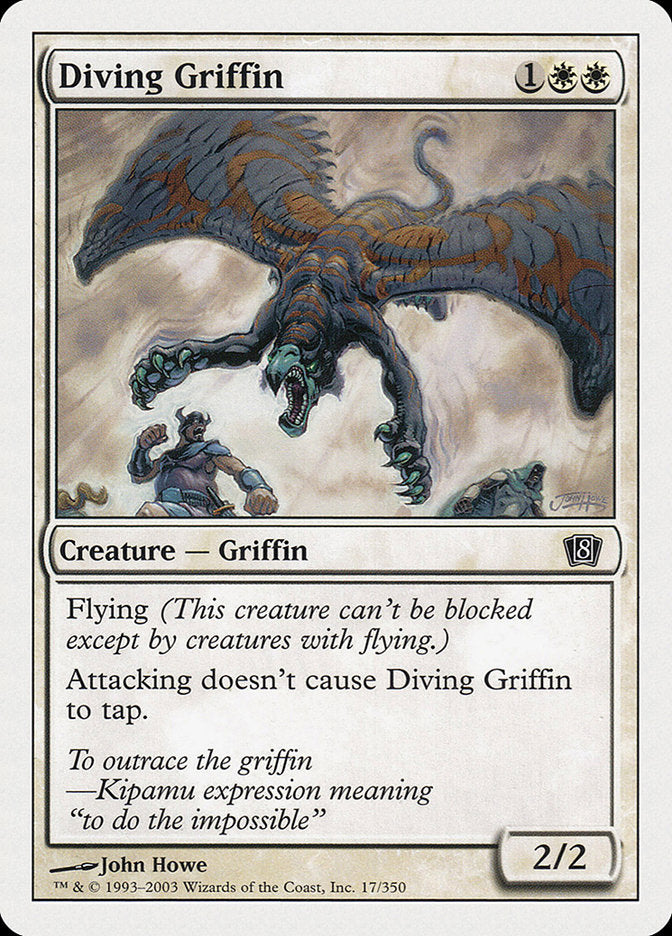 Diving Griffin [Eighth Edition] | KingTCG.ca