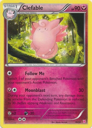 Clefable (16/30) [XY: Trainer Kit - Bisharp & Wigglytuff] | KingTCG.ca