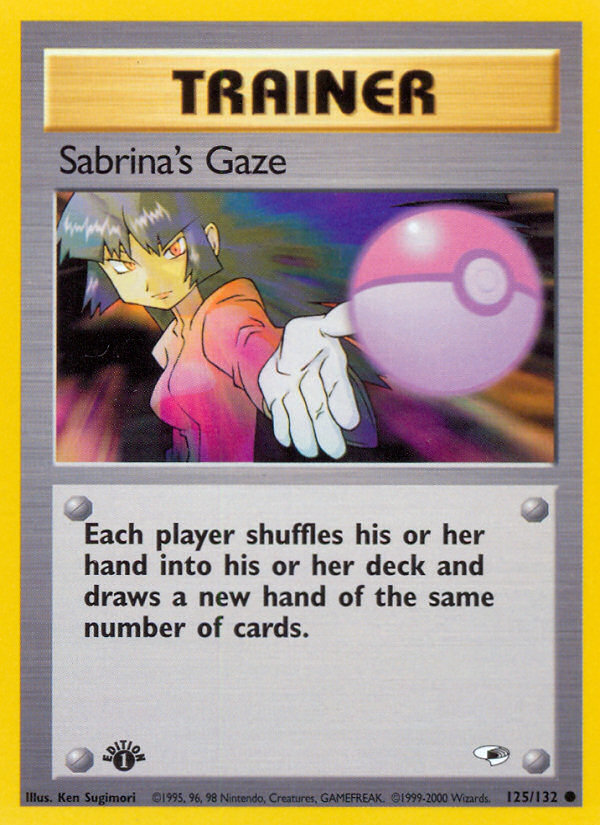 Sabrina's Gaze (125/132) [Gym Heroes 1st Edition] | KingTCG.ca