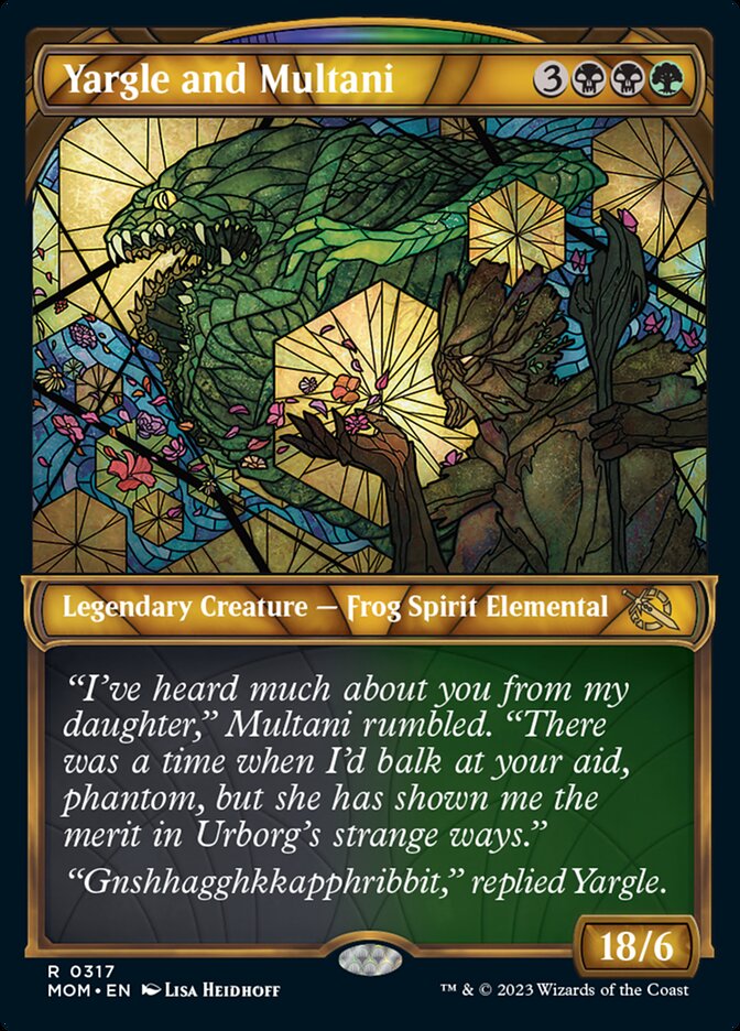 Yargle and Multani (Showcase Planar Booster Fun) [March of the Machine] | KingTCG.ca