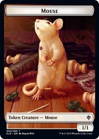 Mouse // Food (15) Double-sided Token [Throne of Eldraine Tokens] | KingTCG.ca