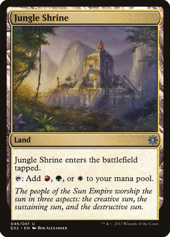 Jungle Shrine [Explorers of Ixalan] | KingTCG.ca