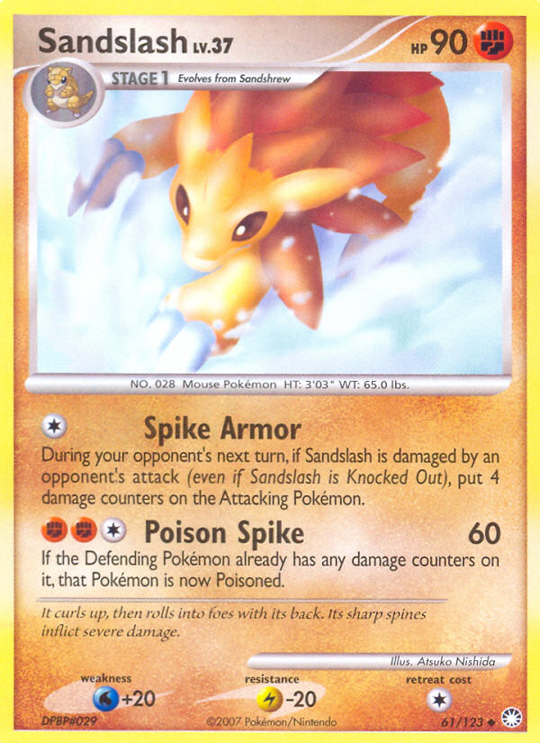 Sandslash (61/123) [Diamond & Pearl: Mysterious Treasures] | KingTCG.ca