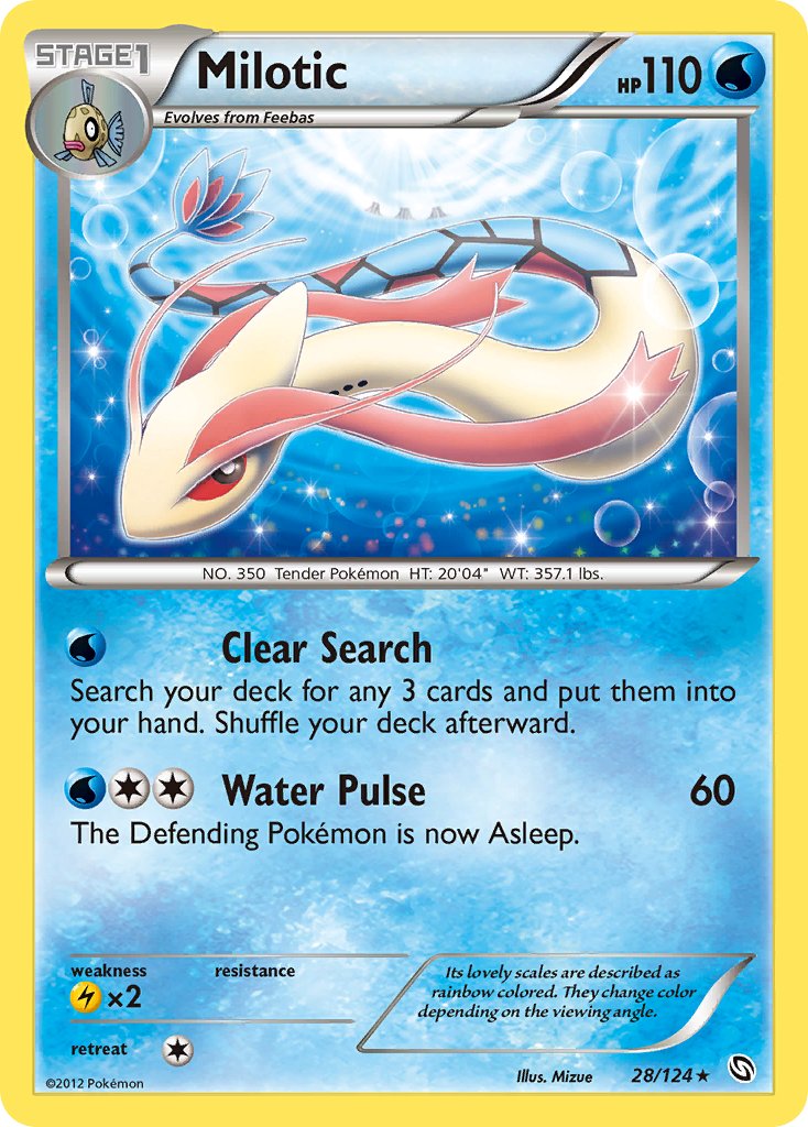 Milotic (28/124) (Theme Deck Exclusive) [Black & White: Dragons Exalted] | KingTCG.ca