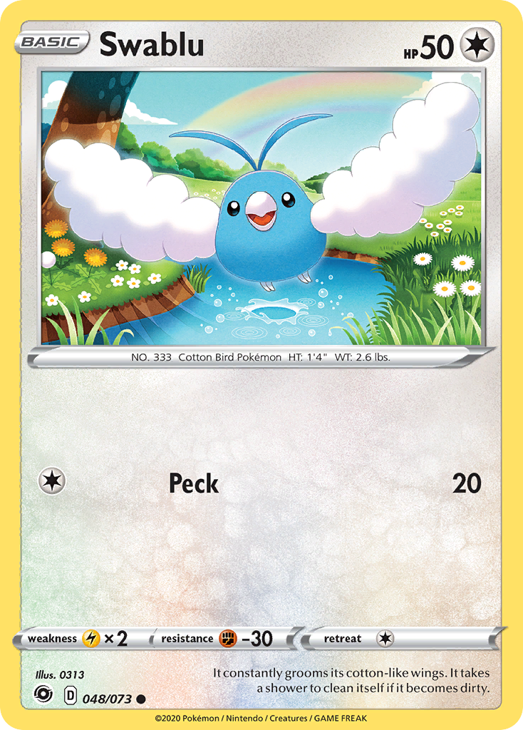 Swablu (48/073) [Sword & Shield: Champion's Path] | KingTCG.ca