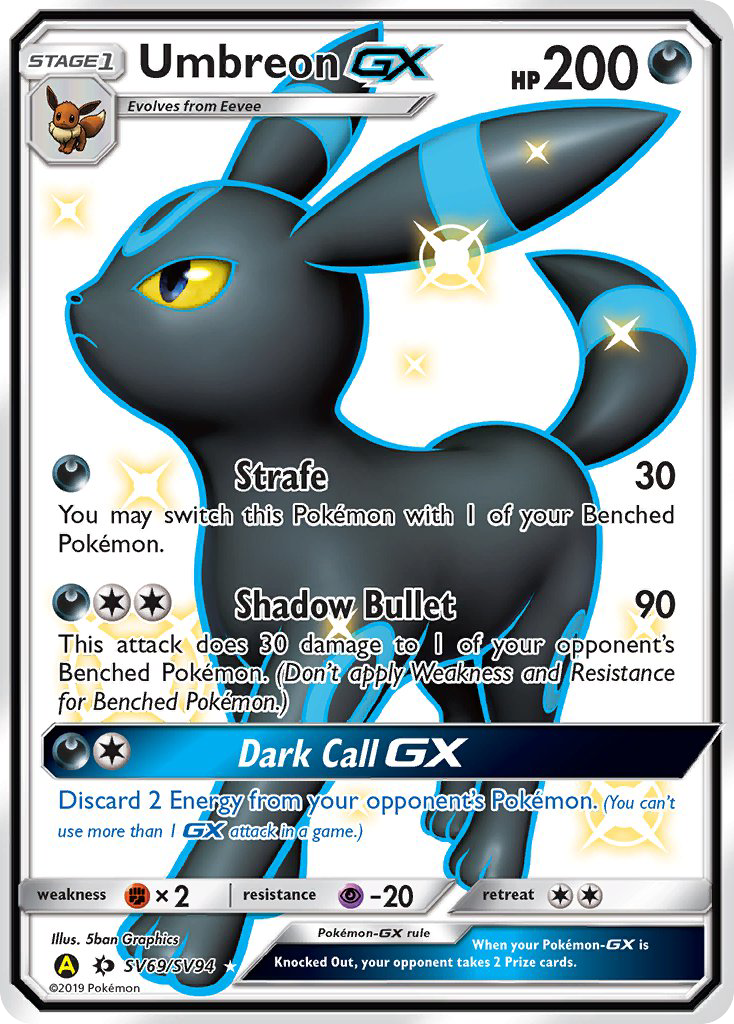 Umbreon GX (SV69/SV94) [Sun & Moon: Hidden Fates - Shiny Vault] | KingTCG.ca