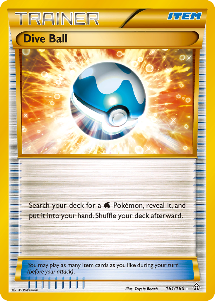 Dive Ball (161/160) [XY: Primal Clash] | KingTCG.ca