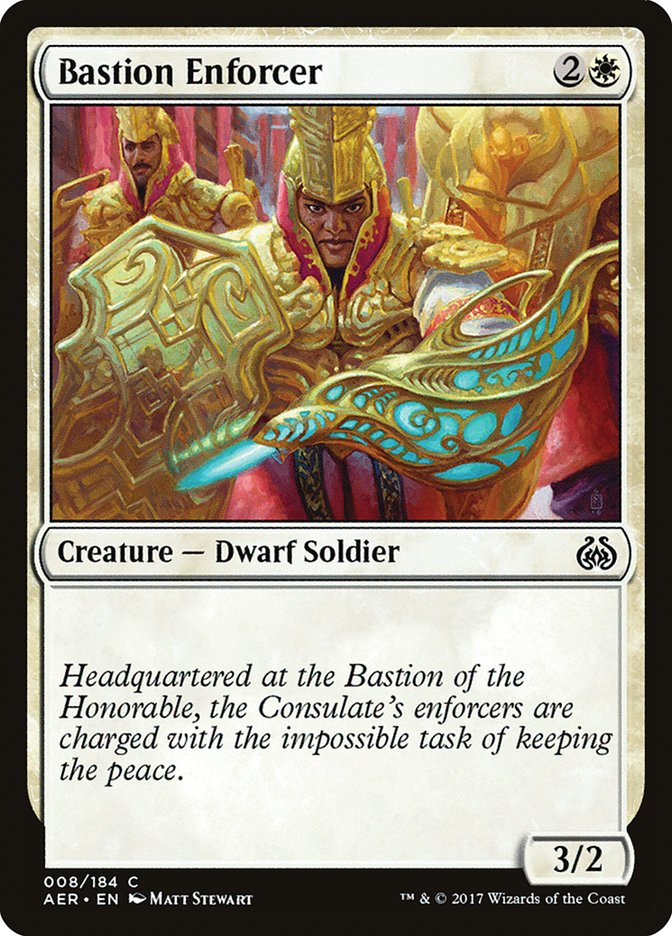 Bastion Enforcer [Aether Revolt] | KingTCG.ca