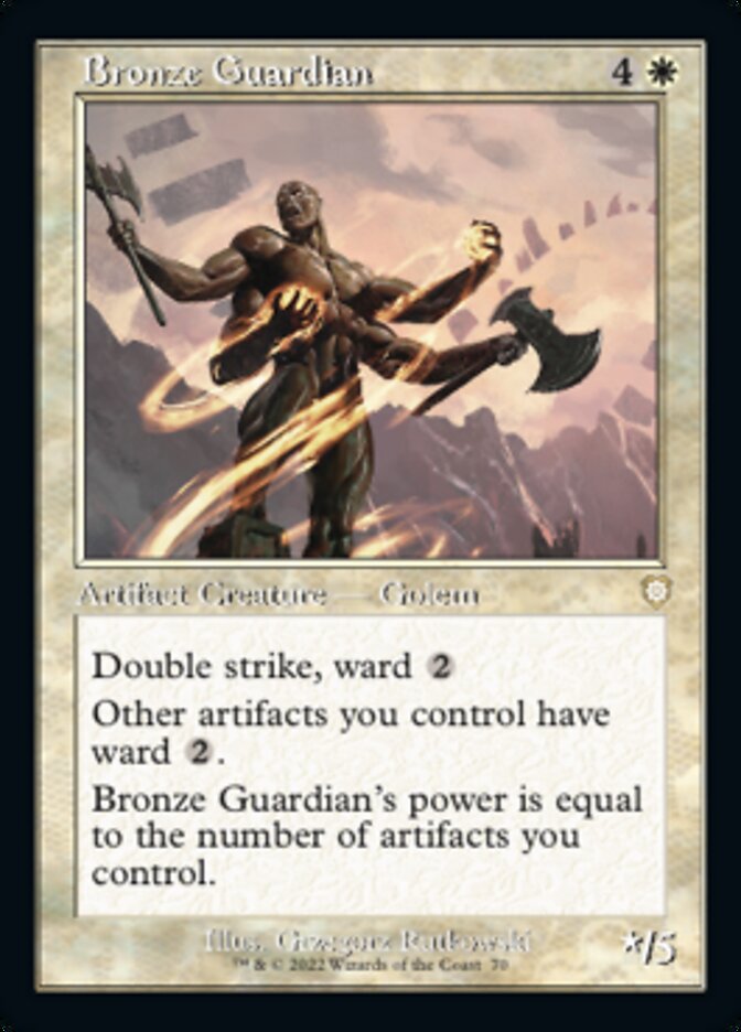 Bronze Guardian (Retro) [The Brothers' War Commander] | KingTCG.ca