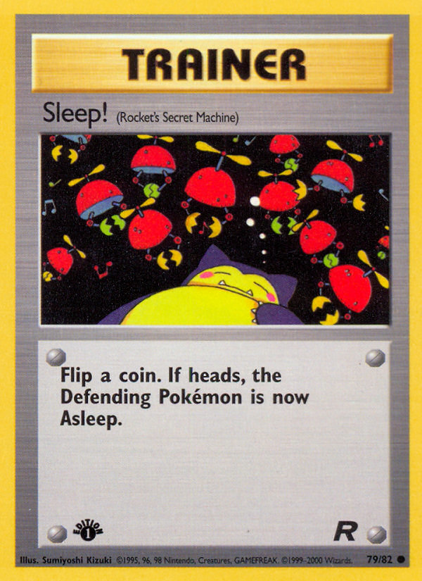 Sleep! (79/82) [Team Rocket 1st Edition] | KingTCG.ca