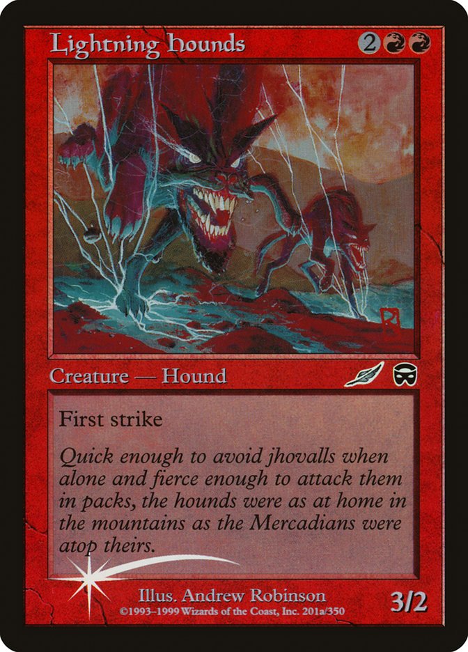 Lightning Hounds [Magazine Inserts] | KingTCG.ca