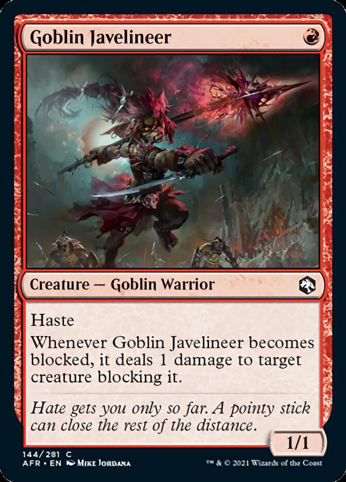 Goblin Javelineer [Dungeons & Dragons: Adventures in the Forgotten Realms] | KingTCG.ca