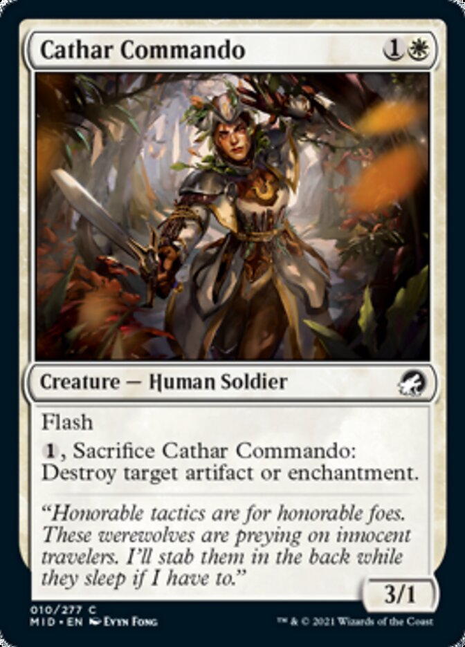 Cathar Commando [Innistrad: Midnight Hunt] | KingTCG.ca