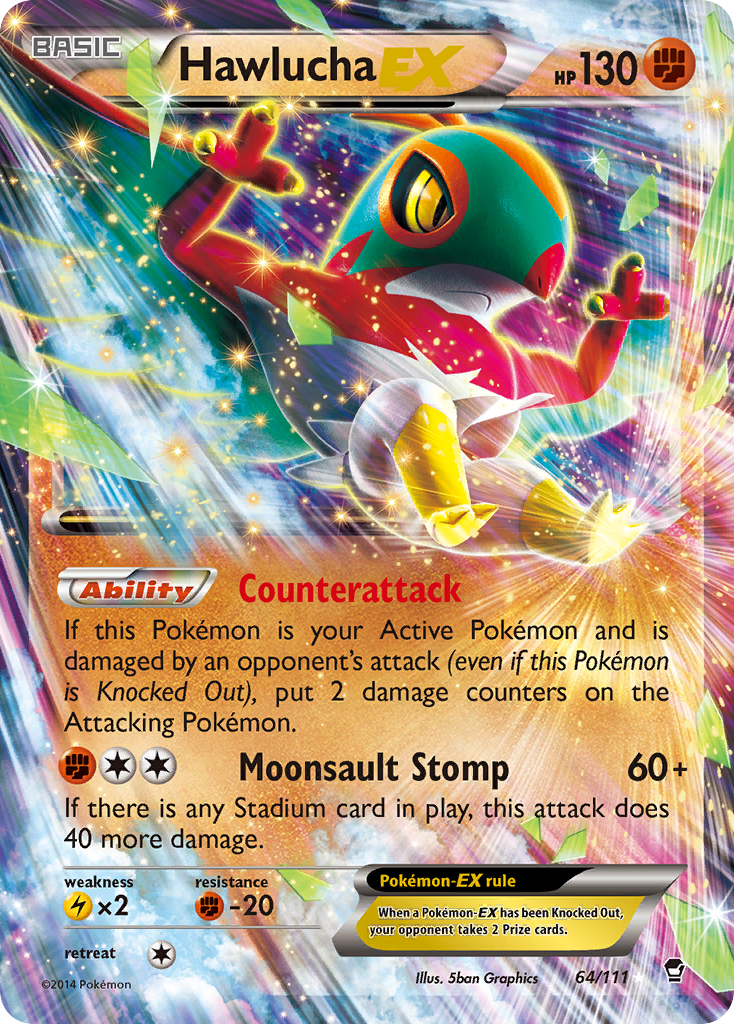 Hawlucha EX (64/111) [XY: Furious Fists] | KingTCG.ca