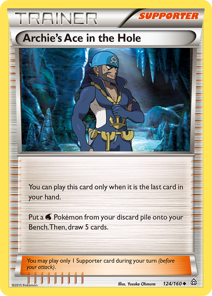 Archie's Ace in the Hole (124/160) [XY: Primal Clash] | KingTCG.ca