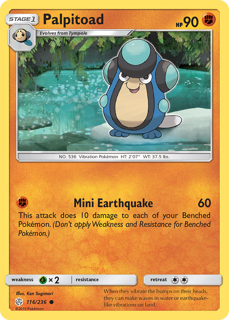 Palpitoad (116/236) [Sun & Moon: Cosmic Eclipse] | KingTCG.ca