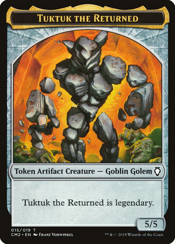 Tuktuk the Returned Token [Commander Anthology Volume II Tokens] | KingTCG.ca