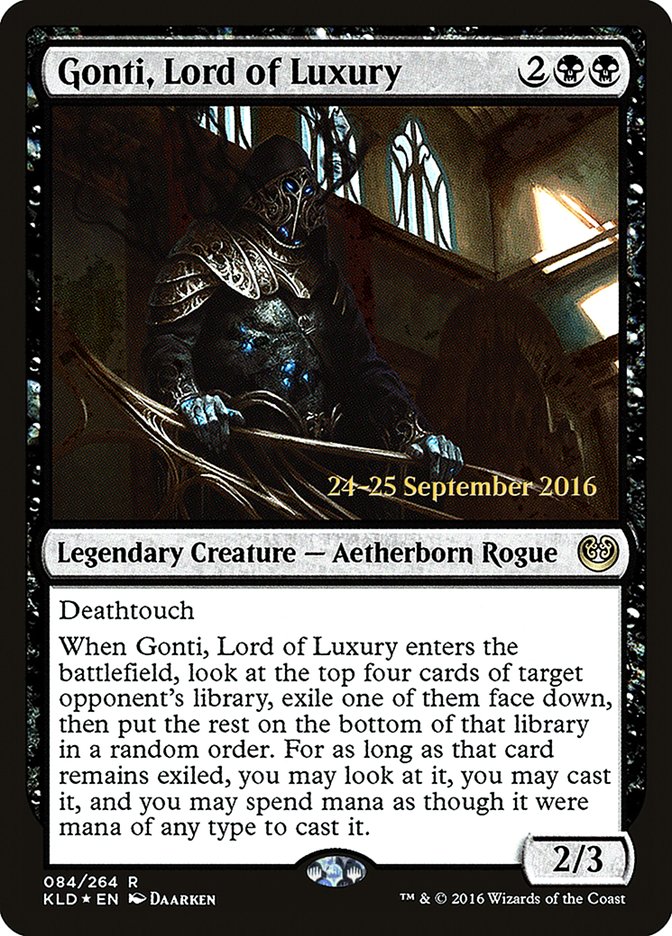 Gonti, Lord of Luxury [Kaladesh Promos] | KingTCG.ca