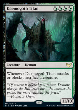 Daemogoth Titan [Strixhaven: School of Mages] | KingTCG.ca