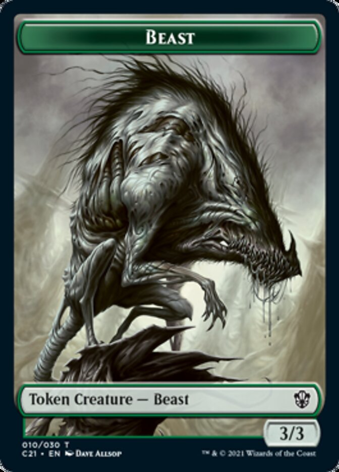 Beast // Fish Token [Commander 2021 Tokens] | KingTCG.ca