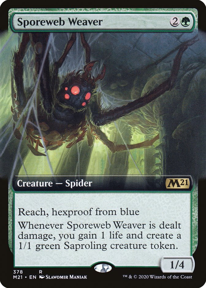 Sporeweb Weaver (Extended Art) [Core Set 2021] | KingTCG.ca