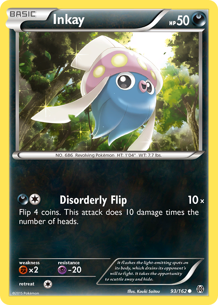 Inkay (93/162) [XY: BREAKthrough] | KingTCG.ca