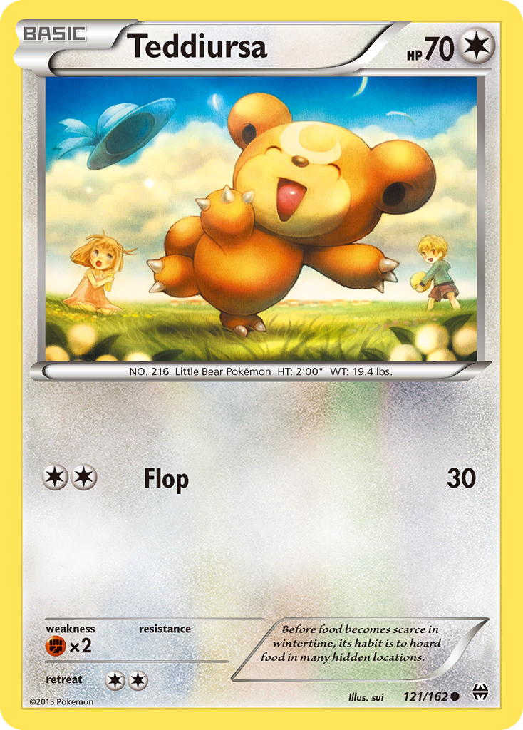 Teddiursa (121/162) [XY: BREAKthrough] | KingTCG.ca