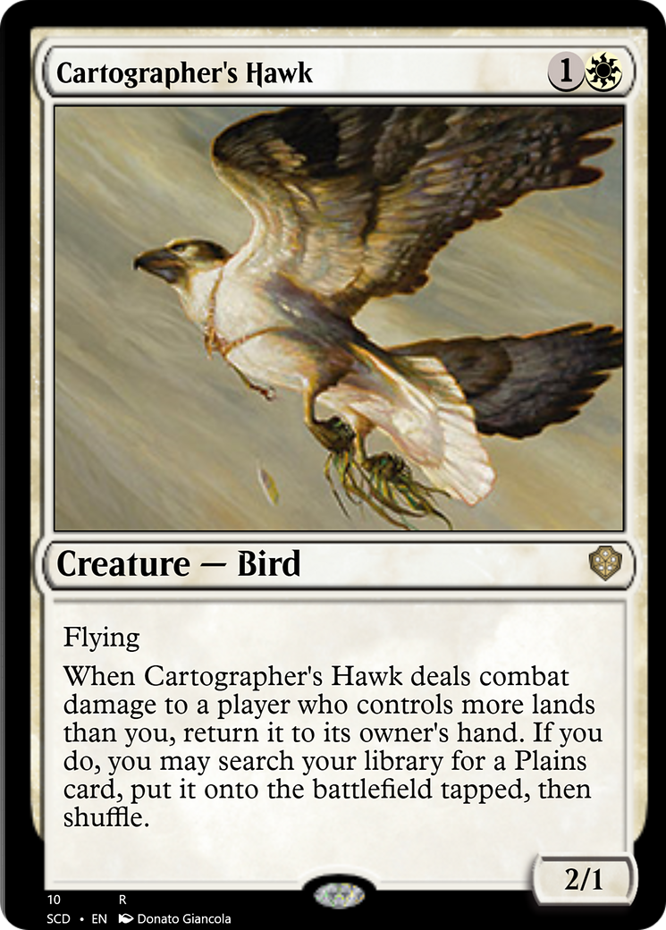 Cartographer's Hawk [Starter Commander Decks] | KingTCG.ca