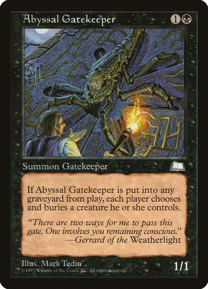 Abyssal Gatekeeper [Weatherlight] | KingTCG.ca